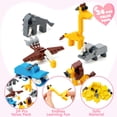 thumbnail image 3 of Tarjetas de San Valentín JOYIN Safari Animal Building Blocks x24, 3 of 9