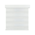 thumbnail image 4 of Arlo Blinds Cordless Zebra Roller Shades, 34.5"W x 72"H, Light Filtering, Simple White, Horizontal Window Blinds, 4 of 4