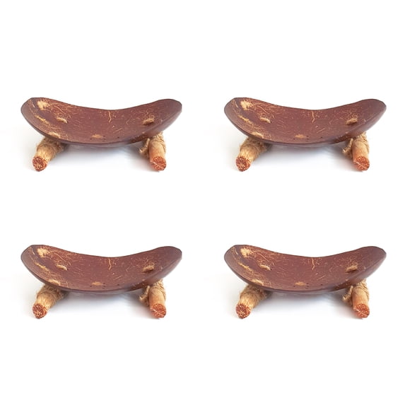 Rainforest Bowls Classic Coconut Soap Dish 4-Pack