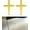 Gold, variant on Christian Cross Exterior Car Decal - Versatile Decor Sticker for All Vehicles (Cars/SUVs/Motorcycles)