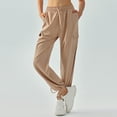 thumbnail image 5 of ZyeKqe Cargo Sweatpants for Women Lightweight Comfy Lounge Joggers Athletic Workout Running Trousers, 5 of 7