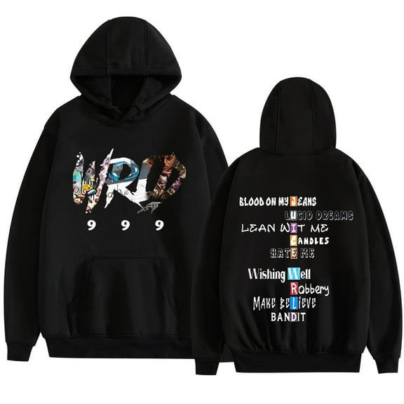 TPUABR New Juice Hoodie Wrld 999 Hip Hop Street Pullover Rapper Casual Sweatshirt