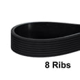 thumbnail image 3 of 3 Pack 580J8 PJ V-Ribbed Belt 8 Ribs 58" Length x 0.74" Width x 0.14" Height, EPDM Rubber Poly V Belt, Multi Wedge Micro V Belt, 3 of 5