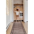 thumbnail image 3 of Gloria - Washable Rug Runner Low Profile Bordered Rubber Backed Runners Anti Slip Backing Rugs for Living Room Light Weight Foldable Area Carpet, 3 of 10