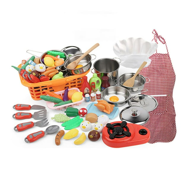 Juego De Utensilios De Cocina Para Niños Y Niñas, Juego De Utensilios De Cocina, 42 Uds. Yuarrent FN002567-00
