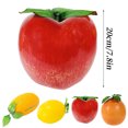 thumbnail image 3 of Decoraciones de frutas artificiales Frutas artificiales de plástico naranja realistas Accesorios para fotos de frutas falsas Decoración de bodas para la cocina Fruta falsa Artificial Simulación, 3 of 6