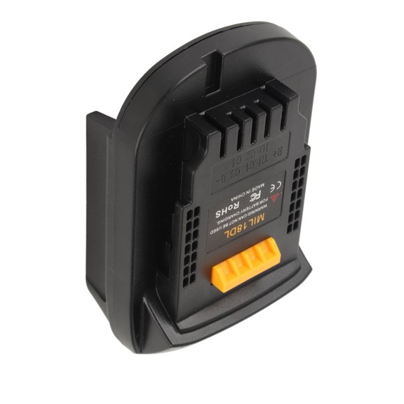M Buder Adaptador de Batería de Litio MIL18DL Convertidor de Herramientas Eléctricas de 18V Compacto Profesionales (14.00 cm / 5.51 inches)