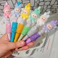 thumbnail image 3 of Stylos à Bille Labubu Kawaii avec Strass, Fournitures de Bureau Cadeaux, 3 of 5