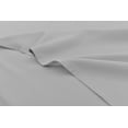 thumbnail image 5 of California King Size Bamboo Derived Rayon Bed Sheet Set - Softer than Cotton Sheets King Size - Wrinkle Free - 16" Deep Pockets - 4 Piece - 1 Fitted Sheet, 1 Flat, 2 Pillowcases California King Silver, 5 of 5