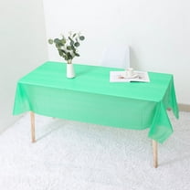 ERDOUY Disposable Table Cloth - 10pcs, 53.93 x 72.04 Inch Table Cloths for Parties, Decorative tablecloths suitable for rectangular tables, Blue tablecloth