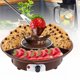 thumbnail image 5 of Juego de ollas para fondue de chocolate Olla para derretir chocolate Máquina para hacer fondue de chocolate eléctrica con bandeja para servir y tenedores Máquina para hacer fondue de chocolate desmont, 5 of 11