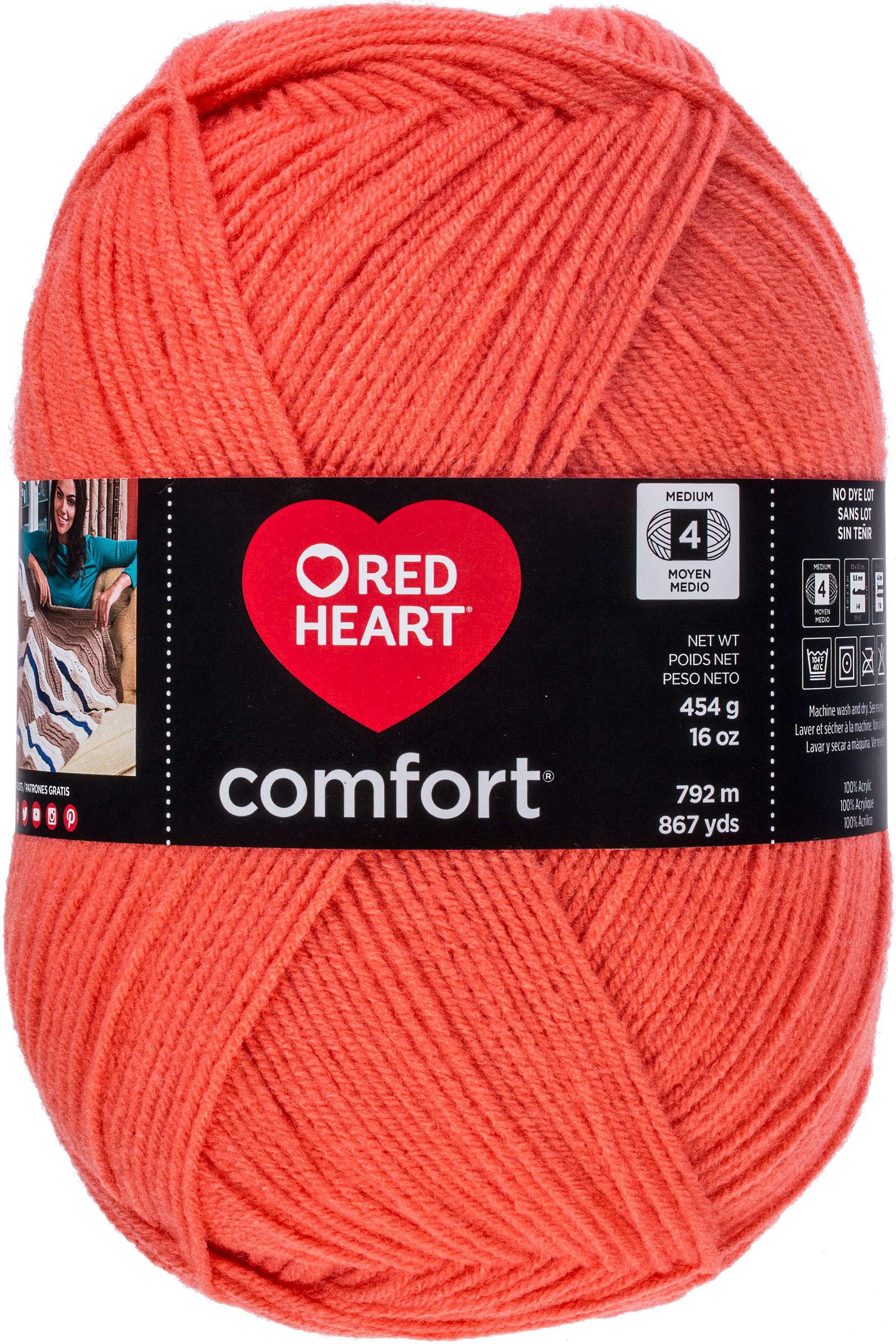 Red Heart Comfort YarnPapaya