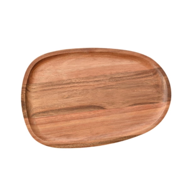 Plato de postre de madera, plato de comida, tabla de quesos, organizador de mostrador, estilo japonés Estilo E