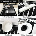 thumbnail image 6 of Black Kitchen Rugs and Mats Set Set of 2s May The Forks Be with You - 17x47+17x30 - Non Skid and Washable Anti Fatigue Mats for Kitchen Floor Cushioned Runner Rugs Kitchen Mats for Standing, 6 of 7