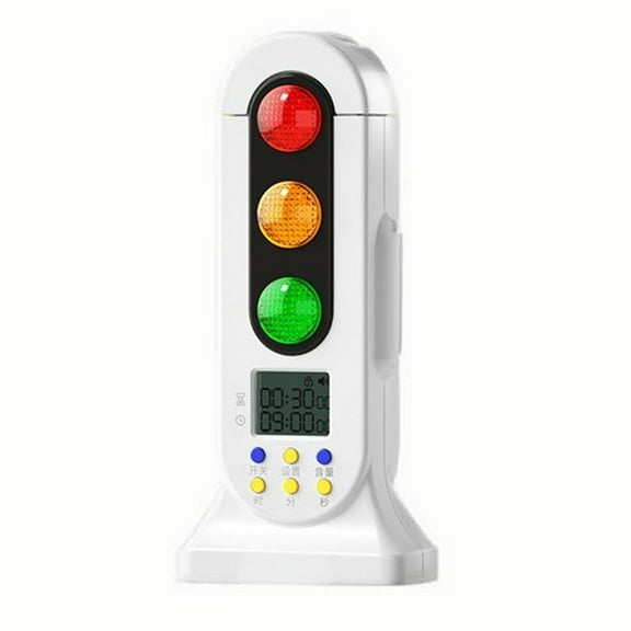 Traffic Light Timer Kids Educational Study Timer Management Tool Double Modes Count Down Timer for Classroom School A
