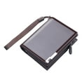thumbnail image 1 of Fashion Men ID Short Wallet Solid Color Bag Zipper Purse Multiple Card Slots Clutch Bag, 1 of 6