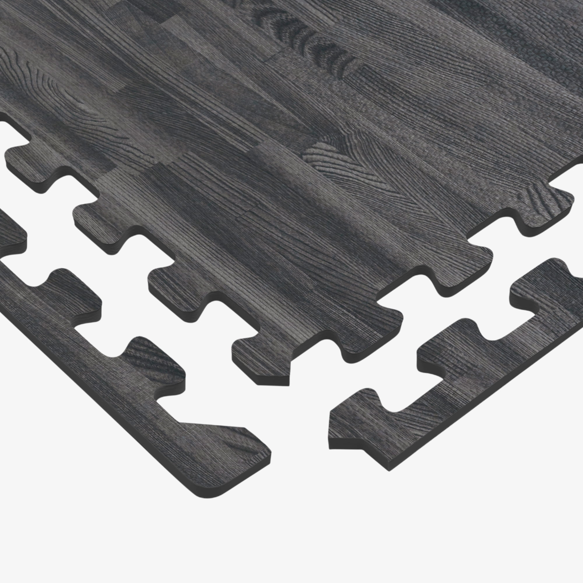 Forest Floor 3/8 Inch Thick Printed Foam Tiles, Premium Wood Grain Interlocking Foam Floor Mats, Anti-Fatigue Flooring – Stylish Flooring Solution