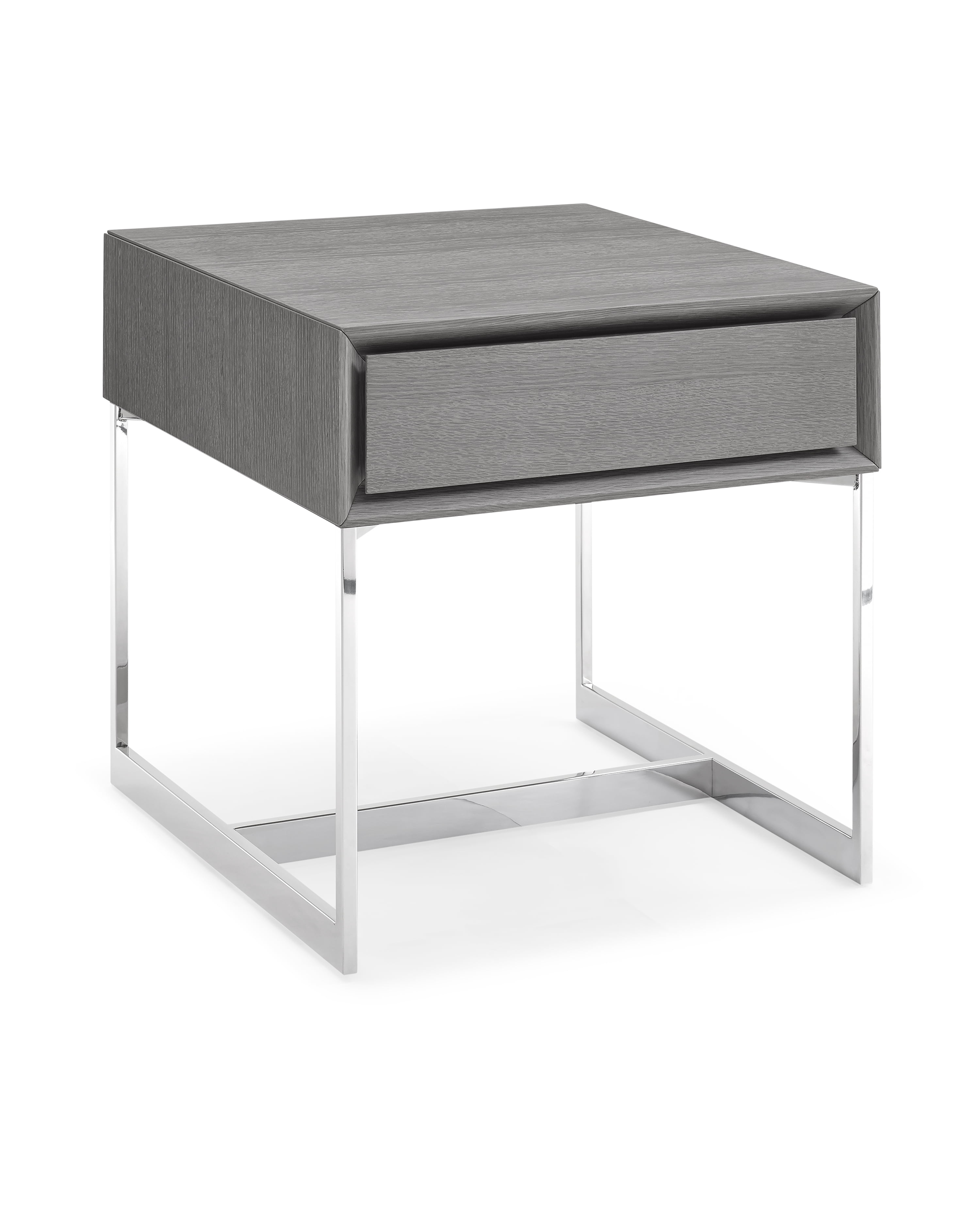 whiteline modern outdoor living on Whiteline Modern Living Gray Skylar Contemporary Side Table Walmart Com Walmart Com