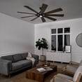 thumbnail image 3 of 300285AVI Kichler Lighting Gentry XL - Ceiling Fan with Light Kit - with Lodge/Country/Rustic inspirations - 16.5 inches tall by 85 inches wide-Anvil, 3 of 10