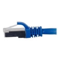 thumbnail image 2 of C2G 6in Cat6 Snagless Shielded (STP) Ethernet Cable - Cat6 Network Patch Cable - PoE - Blue - Patch cable - RJ-45 (M) to RJ-45 (M) - 6 in - screened shielded twisted pair (SSTP) - CAT 6 - molded, snagless, stranded - blue, 2 of 5