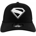 thumbnail image 2 of Superman James Gunn Logo Black and White Colorway New Era 39Thirty Fitted Hat-Small/Medium, 2 of 6