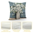 thumbnail image 4 of Creowell Short Plush Pillowcase 1 Piece Pillow Case Pear Flower Design White, 4 of 5