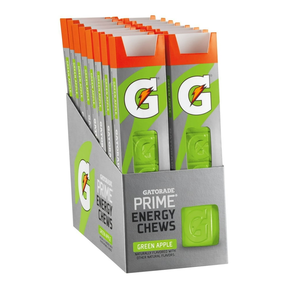 Gatorade Prime Energy Chews, Green Apple, 1 count