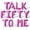 Pink, variant on Letter Balloons - TALK FIFTY TO ME 16" Inch Alphabet Letters Foil Mylar Balloon 50th Birthday Party Banner (Black)