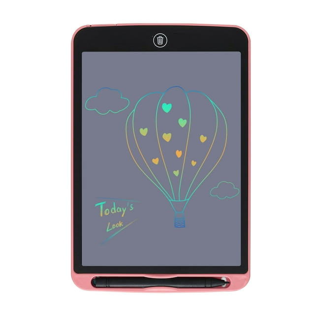 TFixol Tablette d'Écriture LCD 10,5 Pouces Écran Couleur Tableau de Dessin Effaçable Bleu