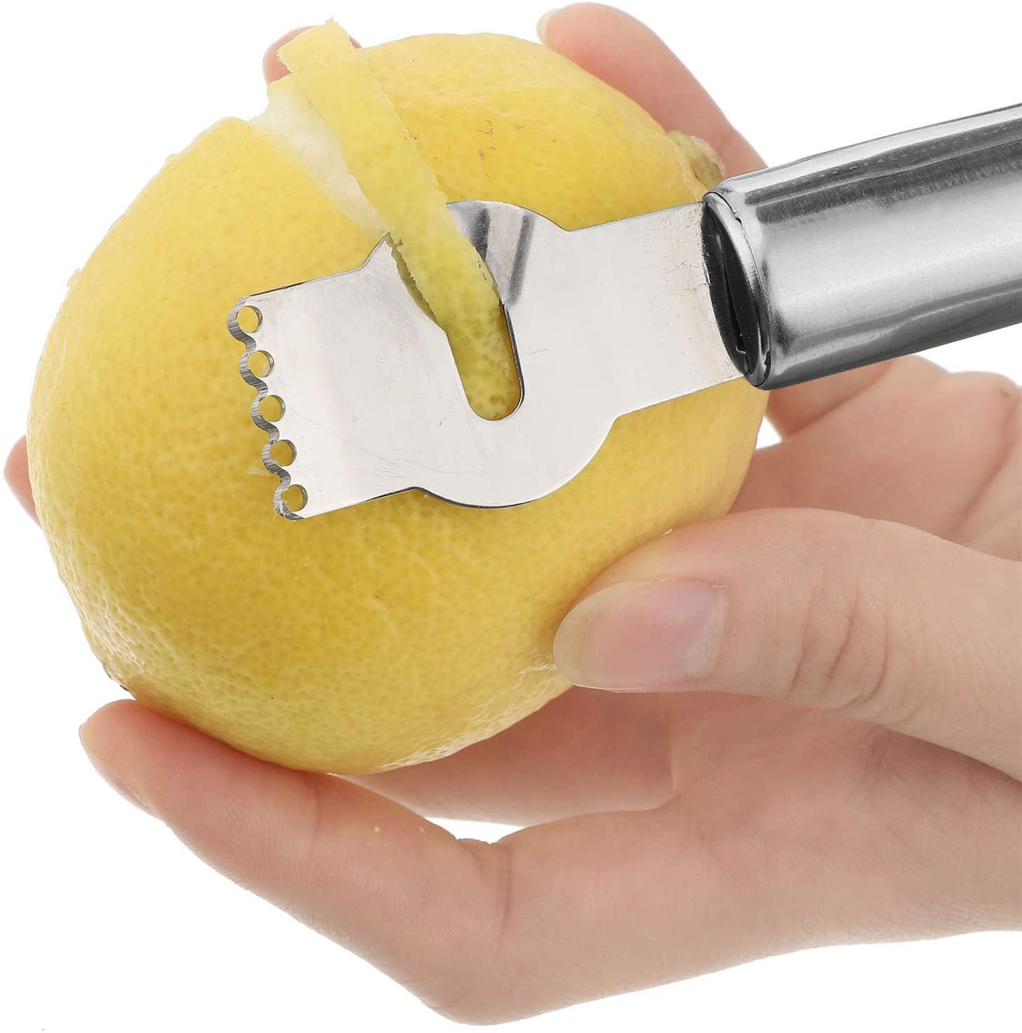 S-shine 4Pack Orange Citrus Peeler Lemon Citrus Peel Cutter Pomelo  Grapefruit Knife Zester Grater,Stainless Steel Fruit Cutter Opener Remover  Peeling