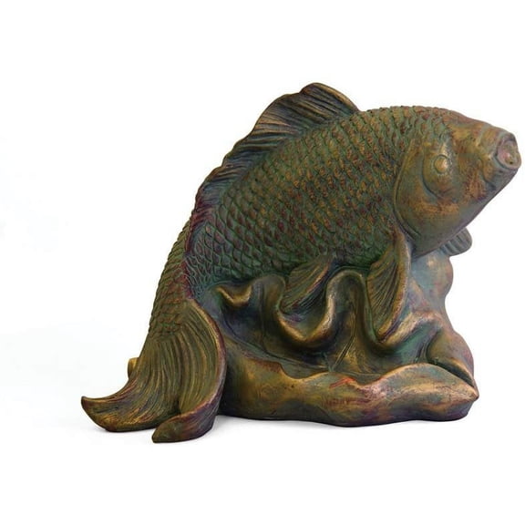 Danner Pond Master Fish Spitter Fountain - Brown Fishpond Water Pond Spitter - Pack of 1