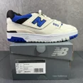 thumbnail image 1 of New Balance 550 Sea Salt Team Royal Size 9.5 Mens White Casual Shoes BB550VTA, 1 of 6