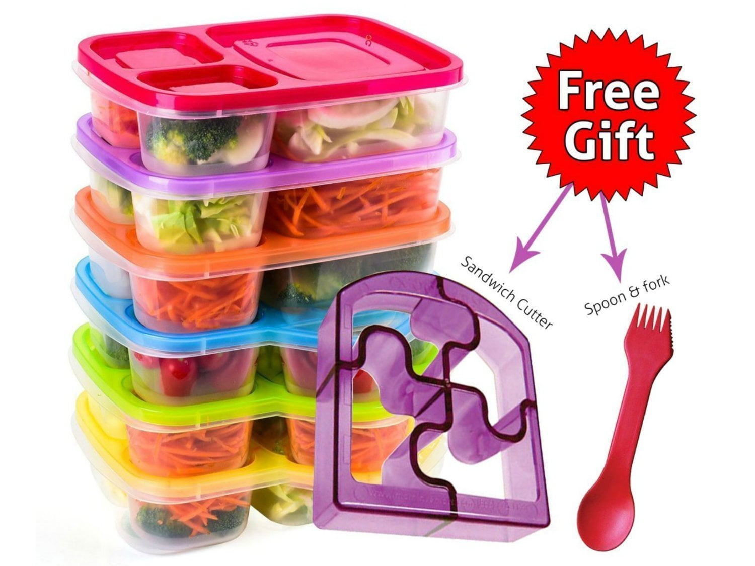 kids lunch box with compartments