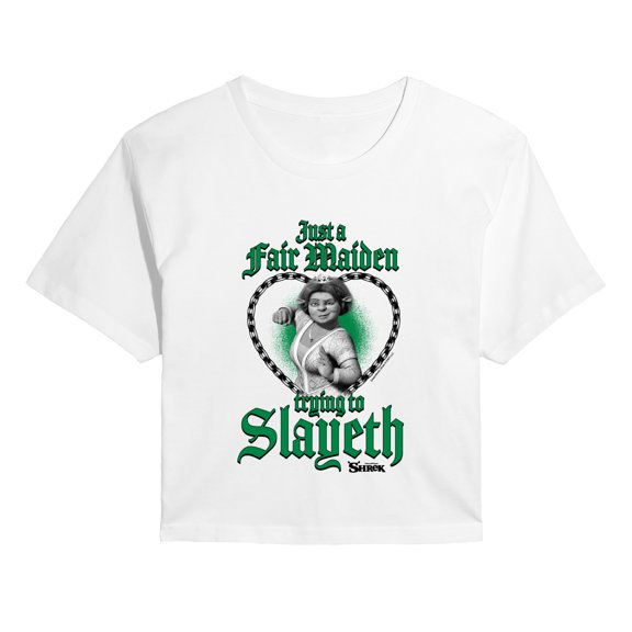 Shrek - Just Fair Maiden Fiona Women's Cropped Graphic T-Shirt
