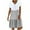 Gray, variant on New trending & for spring Viikei Vintage Inspired Round Neck Dress,Fashion Women's Sexy Summer Casual Sleeveless Round Neck Solid fork Opening Dress