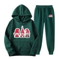 thumbnail image 1 of TIMIFIS Survêtement pour Hommes 2 Pcs à Capuche Ensemble de Sport Décontracté pour Course Jogging - Automne, 1 of 9