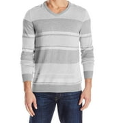 New [3137-1] Calvin Klein Men's Modal Twill Sweater, Soft Grey Heather C, XL $89