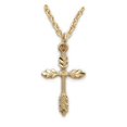thumbnail image 1 of Mcvan J9250 18 in. Chain Gold Over Sterling Silver Wheat Cross Boxed, 1 of 1
