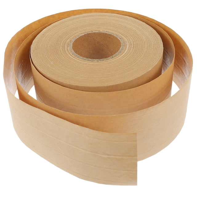 1 Roll Convenient Water Activated Sealing Tape Writable Kraft Packing Tape