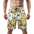 thumbnail image 1 of NICKSUN Men's Swim Trunks, Cute Print Quick Dry Summer Board Beach Shorts with Mesh Lining and Pockets, 1 of 6