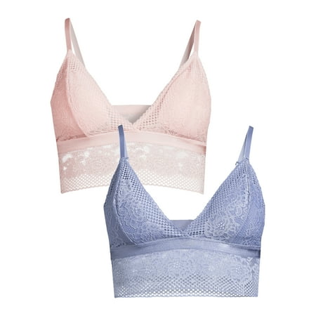 

Jessica Simpson Women’s Lace Bralette 2-Pack