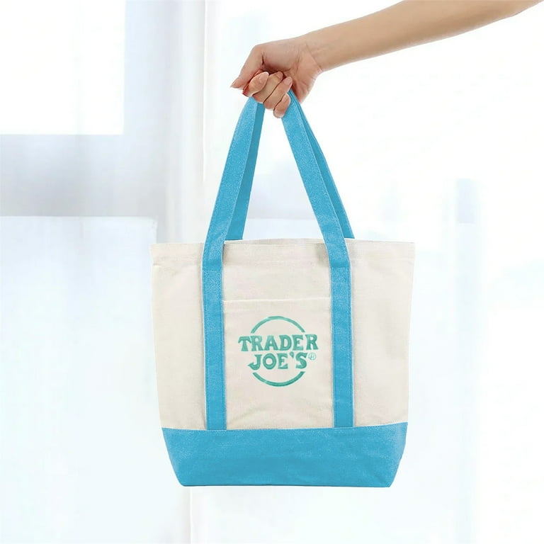Trader Joe's Mini Tote Bag Pastel - 2025 Latest Tote Bag