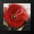 thumbnail image 2 of Knutsen, Conrad 15x15 Black Modern Framed Museum Art Print Titled - Poppy Perfection I, 2 of 5