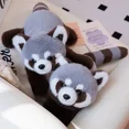 thumbnail image 4 of Panda gris realista para niños, Animal de peluche de mapache, lindo Panda, regalo de cumpleaños, regalo de Navidad563, 4 of 5