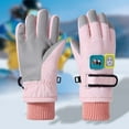 thumbnail image 4 of Kids Ski Gloves for Outdoor Sports4-9 Years Toddler Kids Boys Girls Gloves Winter Outdoor Windproof Warm Lock Temperature Ski Gloves, 4 of 4
