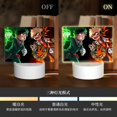 thumbnail image 4 of My Hero Academia Midoriya Acrylic Night Light Adjustable 3 Light Modes USB Cable Lamp Light Display Base Rectangular LED Light For Bookshelves Desk Bedside Tables Bedroom Child Room, 4 of 9