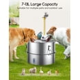 thumbnail image 7 of Dog Water Fountain for Large Dog, 7-13L Variable Volume Stainless Steel Pet Water Fountain for Cats & Dogs Multi-pet Home, Outdoor Model, 7 of 7