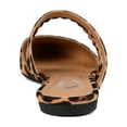 thumbnail image 4 of Journee Womens Olivea Slip On Almond Toe Mules Flats, 4 of 10
