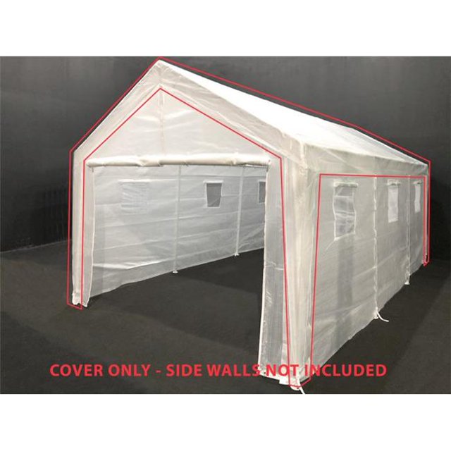 King Canopy PTCL1020GH 10 x 20 Pi. Couverture de Serre&44; Opaque