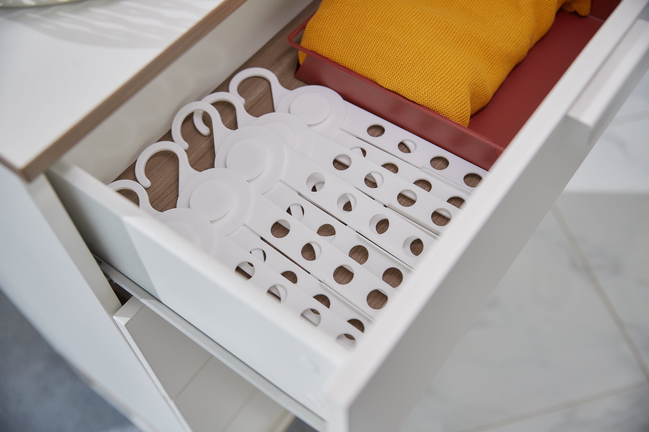 Cloth Hangers Closet Organizer - Bigtime Closet Space Saver - Holds 20lbs Durable & Portable - Use at Home, Dorm, and Office (White 10 Pack)
